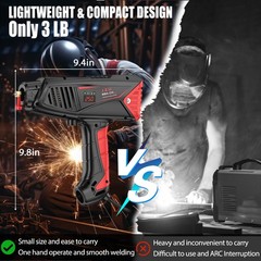 Saker Portable Electric Welding Machine,110V Portable Welder Handheld with IG