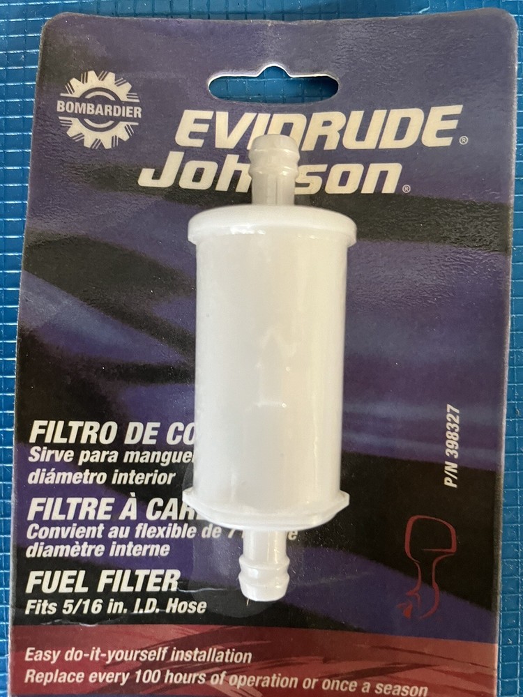 OMC 398327 Evinrude Johnson OEM Fuel Filter