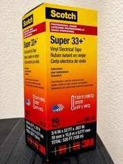Scotch 3M Super 33+ Vinyl Electrical Tape, 2 BOXES (20 ROLLS) + FREE GIFT 🎁