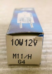 GE M11/H G4 Halogen Bulb 10W 12V (Lot of 5)