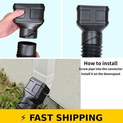 Prestantious 7ft Downspout Extensions for 2″x3″ & 3″x4″ Downspouts