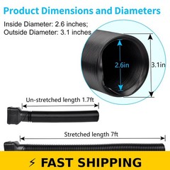 Prestantious 7ft Downspout Extensions for 2″x3″ & 3″x4″ Downspouts