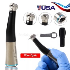 Dental 1:1 Fiber Optic Contra Angle Internal Spray / Diamond Polishing Wheels