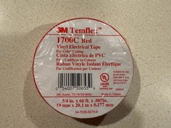 NEW 3M Scotch Vinyl Color Coding Electrical Tape 1700C Rainbow Multi-Color8 Pack