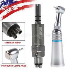 1-5*Dental Contra Angle handpiece Fit FG1.6mm Friction Bur /Air Motor 4 Hole Or