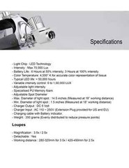 Surgical Head light with Magnifying Loupes for Dental and Ent with Led Headlight