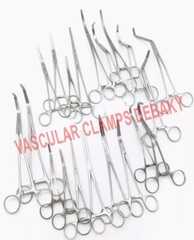 20 PCS SET VASCULAR CLAMPS SURGERY INSTRUMENTS DEBAKY SURGICAL INSTRUMENTS