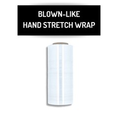 Packing Blown Hand Clear Stretch Wrap Shrink Film 4 Rolls 80 Gauge 18″ x 1500′