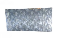 2x Heavy Aluminum Diamond Plate 254mm by 508mm Trailer Garage Sheet