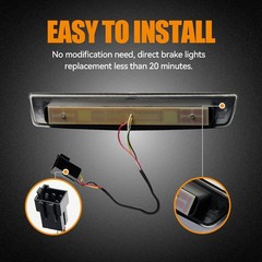 3rd Brake Light LED for 1994-2001 Dodge Ram 1500, High Mount Rear Brake Lights
