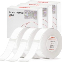 3PK Label Maker Tape 12x40mm, 1/2 inch Label Sticker for Niimbot D110 D11