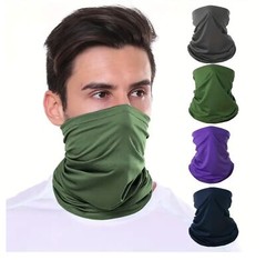 Adult Unisex Neck Scarf, Shield, Gaiter, Balaclava, Elastic Face Mask – Navy