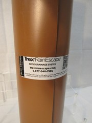 Trex RainEscape Deck Drainage System Plastic Trough 16ft Durable, Brown