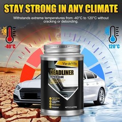 Ultimate Headliner Repair Glue: Waterproof, Eco-Friendly with Built-In Brush