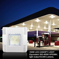 150W LED Canopy Light Parking Lot Gas Station Lamp IP65 21000LM Lights 5700k