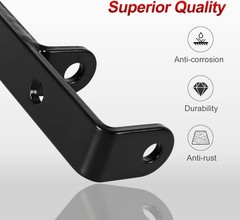 Alternator Bracket Kit Compatible with Small Block Chevy SWP SBC 283 305 327 350