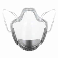 Clear Transparent Anti-fog Face Mask Shield Reusable Cover Mouth Anti-Fog+