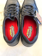 NEW Skechers Work Sz 6 “Rodessa” Black Womens Slip On Sneakers Memory Foam Sole