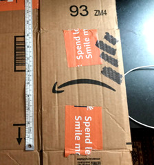 Ten Shipping/Mailing boxes, (6 #93 boxes – 12″x6-1/2″x9″)(4 #90 boxes,11″x7″x9″)