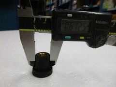 8 Rubber Vibration Isolator Mounts, M8-1.25 Internal, See Pics For Dimensions