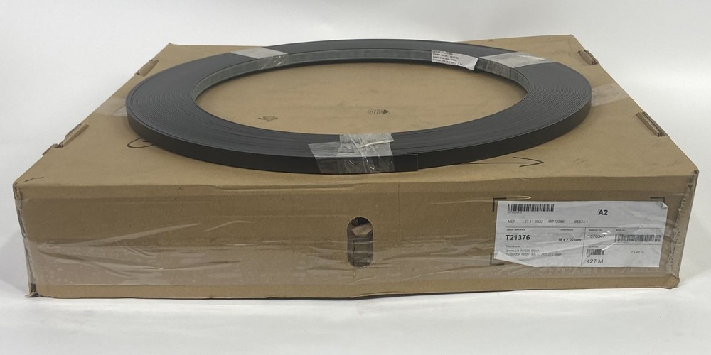 1400-ft. (7 x 200-ft.) of Wilsonart W1595 Black Edge Banding Roll 2mm x 5/8″