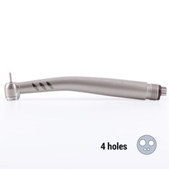 Dental Torque Head High Speed Handpiece 3 Water Spray Stainless Body 2 /4Holes