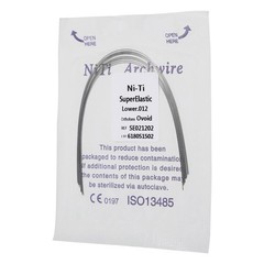 Dental Orthodontic Super Elastic NITI Arch Wire Round Ovoid/Nature form