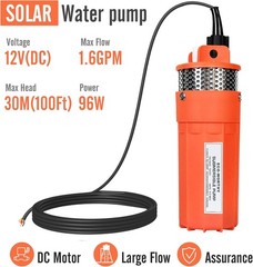 ECO-WORTHY 12V DC Submersible Well Water 12v 96w Pump, Pump