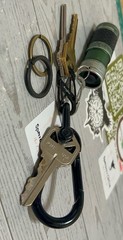 EDC Keychain Carabiner/Anchor Shackle D Screw/Nite Ize S-Biner Designs