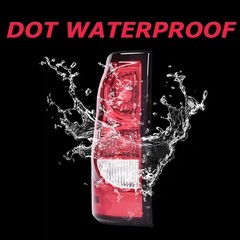 2025 Red Lens Tail Lights for 2003 2006 Chevy Silverado Pickup with Bulbs