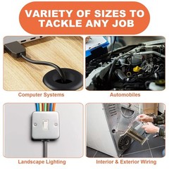 Comprehensive 280 PCS Rubber Grommet Kit with 8 Sizes – Satisfaction Guaranteed