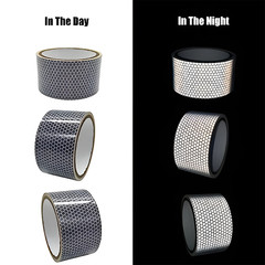 SOLAS Grade Marine Reflective Tape Silvery White Waterproof Glass Bead