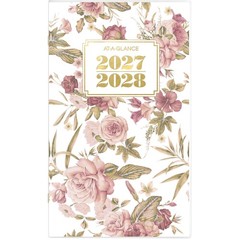 AT-A-GLANCE 2027-2028 Planner, 2 Year Monthly Planner, 3.5″ x 6″, Pocket Size…