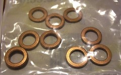 Oilite TT604-B Thrust Washer 3/8 in Bore, Bronze, SAE 841, 5/8 in OD x 0.062 in