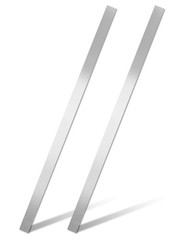 304 Brushed Stainless Steel Trim Strips for Home Kitchen Tools, 1 x 30Inch