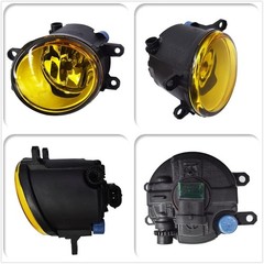 Amber Clear Lens Fog Light Assembly Kit with Switch Relay Harness Bezel