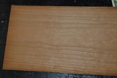Cherry Raw Wood Veneer Sheet 8.5 x 27 inches 1/42nd ch912