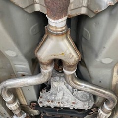 X-Pipe Y-Pipe Exhaust Adapter Connector 2”/2.25”/2.5”/2.75”/3” Single/Dual