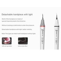 Woodpecker UDS-P LED Dental Ultrasonic Piezo Scaler Cavitron 6 Tips Digitally
