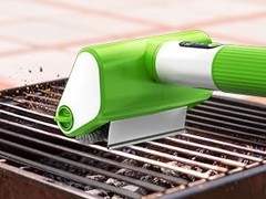 Electric Grill Brush, 2-Speed BBQ Grill Brush with LED Light/Screen Powerful