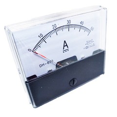 US Stock Analog Panel AMP Current Ammeter Meter Gauge DH-670 0-50A DC & Shunt