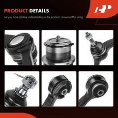 4Pcs Front Upper Control Arm & Lower Ball Joint Kit F-150 04-08 Mark LT 06-08
