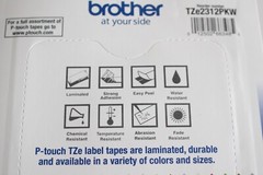Brother Laminated Label Tape 1/2″ TZe-2312PK NEW