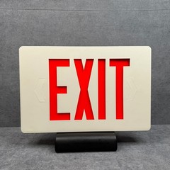 Westinghouse LED Exit Sign Red Letters White Housing 07-11-05916-38 AC Only NEW