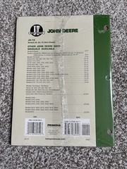 I&T JD-10 John Deere Shop Service Manual Model 50 60 70 (Non-Diesel) Tractors