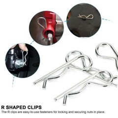 100 Pcs Cotter Pins Assortment Kit Hitch Pin Clip Locking R Hairpin Mower Deck