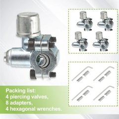 BPV-31 Refrigerator Tap Valve Piercing Valve Kit is fit for 1/4 inch 5/16 in