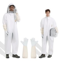 bee keeper suit for Men Women Sting Proof, kids Polycotton Beekeeping Suits B…