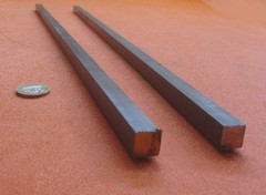 Square 4140 Alloy Steel Annealed Bars, 1/2″ x 1/2″ Wide x 24″ Length, 2 Pcs