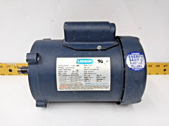 New Leeson 1/2 HP AC Electric Motor 115/208-230 VAC 1725 RPM 1 Phase C4C17FC32B